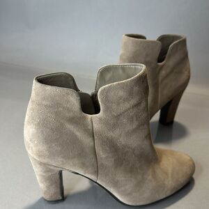 Sam Edelman Shelby • suede ankle booties • size 7.5 • like new • 3” heel (1505)